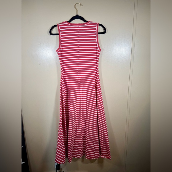 J Crew Striped High-Low Maxi Dress cotton size Small - Picture 4 of 6